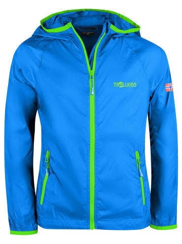 Trollkids Windbreaker "Fjell" in Hellblau