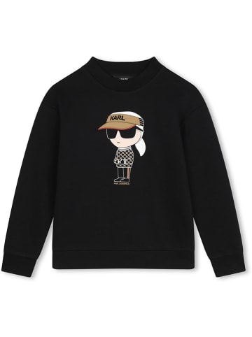Karl Lagerfeld Kids Sweatshirt zwart