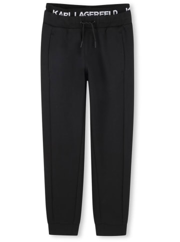 Karl Lagerfeld Kids Sweathose in Schwarz