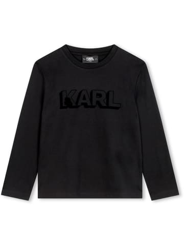 Karl Lagerfeld Kids Longsleeve in Schwarz