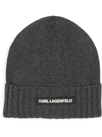 Karl Lagerfeld Kids Mütze in Anthrazit