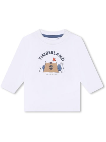 Timberland Longsleeve in Weiß