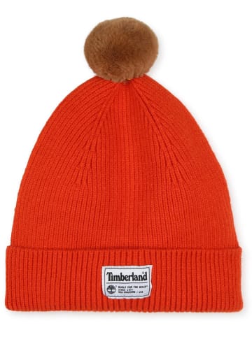 Timberland Bommelmütze in Orange