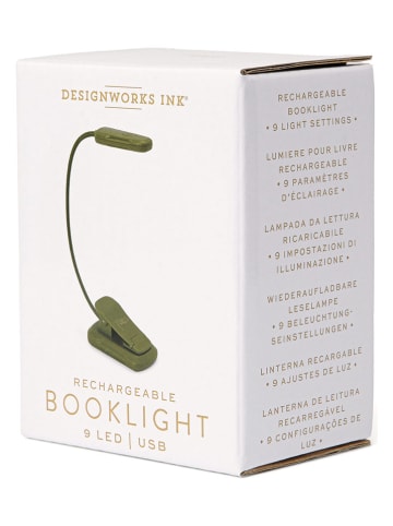 DESIGNWORKS INK ® Ledleeslamp kaki - (H)24,7 cm