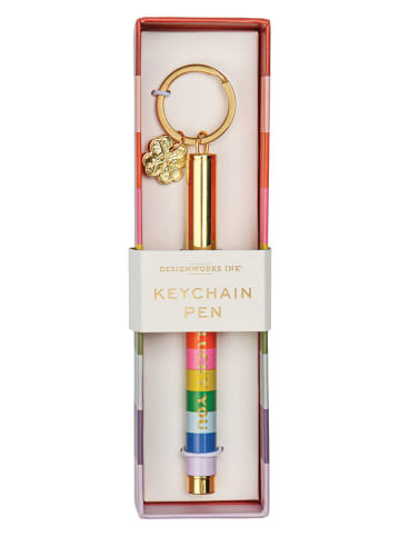 DESIGNWORKS INK ® Kugelschreiber "Lucky You" in Gold/ Bunt - (L)13,5 cm