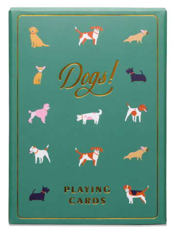 DESIGNWORKS INK ® Kartenspiel "Dogs" in Grün