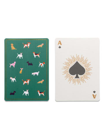 DESIGNWORKS INK ® Kartenspiel "Dogs" in Grün
