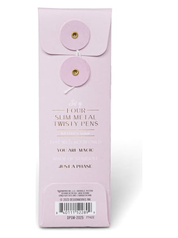 DESIGNWORKS INK ® 4er-Set: Kugelschreiber "Celestial" in Bunt - (L)14 cm