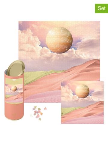 DESIGNWORKS INK ® 1000-delige puzzelset "Cosmic Desert Sands" lichtroze