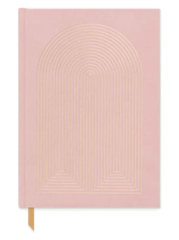 DESIGNWORKS INK ® Notizbuch "Radiant Rainbow" in Rosa - (L)20,6 x (B)14,6 cm
