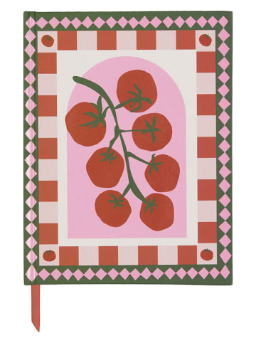 DESIGNWORKS INK ® Notizbuch "Tomato" in Rosa/ Rot - (L)20 x (B)15 cm