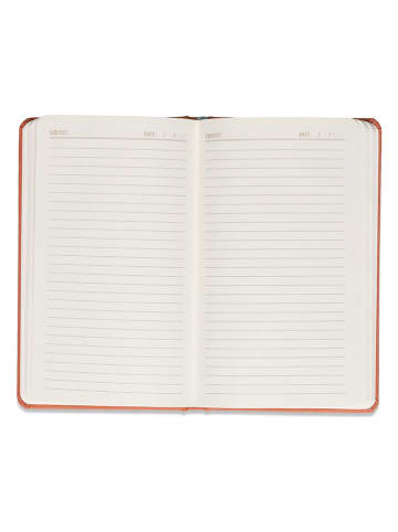 DESIGNWORKS INK ® Notizbuch in Orange/ Gelb - (L)21 x (B)12,9 cm