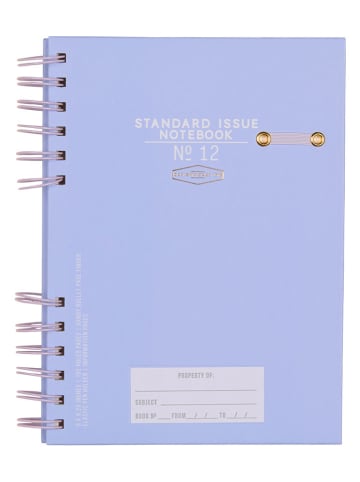 DESIGNWORKS INK ® Notizbuch "Standard Issue No.12" in Lila - (L)21 x (B)15 cm