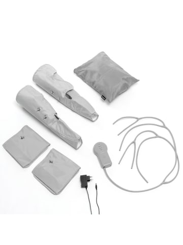 InnovaGoods Druckluft-Beinmassagegerät in Grau
