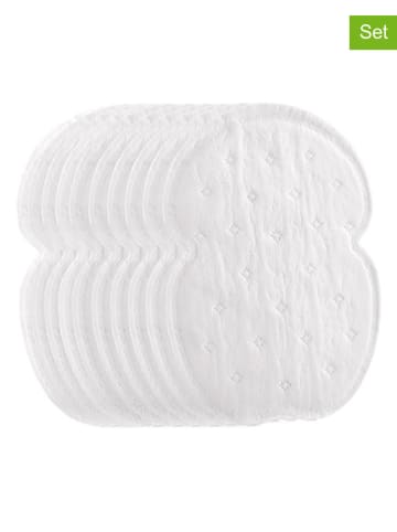 InnovaGoods 10er-Set: Achsel-Pads in Weiß - (B)12 x (H)11 cm
