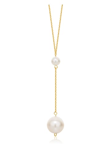 Diamant Exquis Złoty naszyjnik z perłami - dł. 45 cm