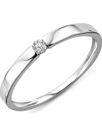 Revoni Witgouden ring met diamant