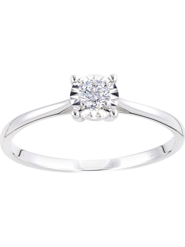 Revoni Witgouden ring met diamant
