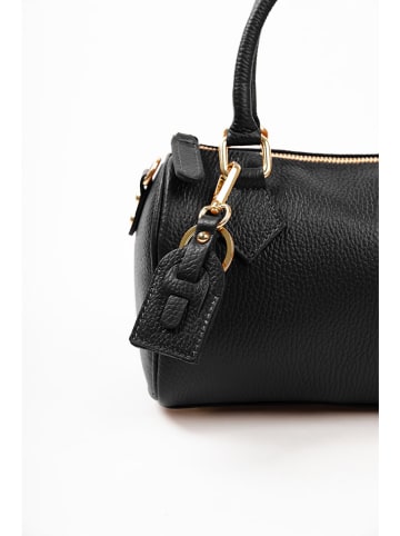 Lia Biassoni Leren handtas zwart - (B)22 x (H)17 x (D)13 cm