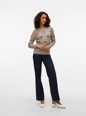 Vero Moda Sweter w kolorze beżowym