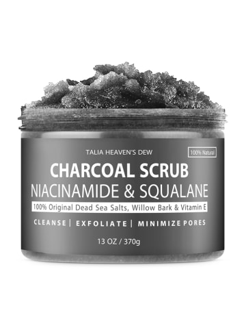 TALIA Körperpeeling "Charcoal Niacinamide & Squalane", 370 g