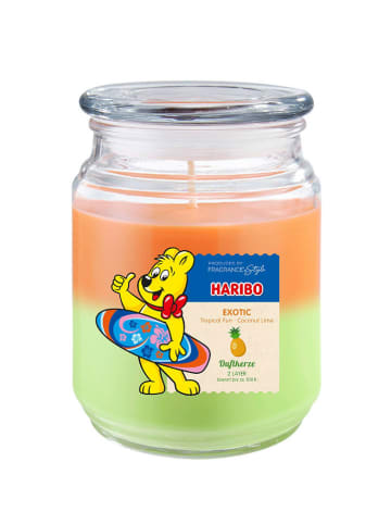 Haribo Duftkerze "Haribo Exotic" in Grün/ Orange - 510 g