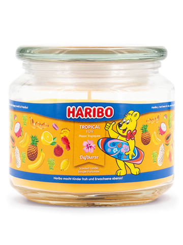 Haribo Duftkerze "Haribo Tropical Fun" in Orange - 300 g