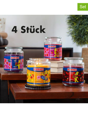 Haribo 4er-Set: Duftkerzen "Haribo" in Bunt - je 510 g
