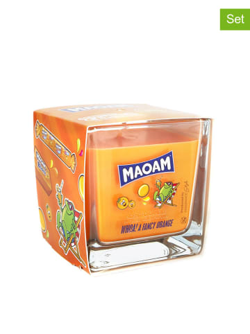 Haribo 2er-Set: Duftkerzen "Fancy Orange'' in Orange - 2x 200 g