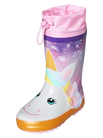 Playshoes Gummistiefel in Flieder