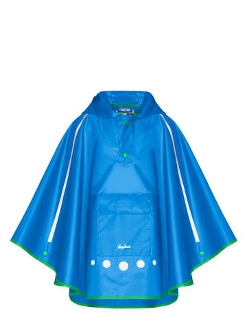 Playshoes Regenponcho in Blau