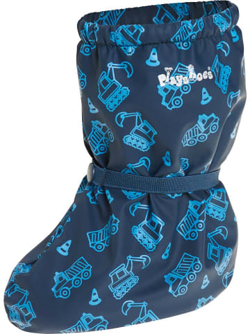 Playshoes Regen-schoenovertrekken donkerblauw/turquoise