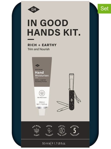 Gentlemen's Hardware 2tlg. Handpflegeset "In Good Hands Kit" in Hellbraun/ Weiß