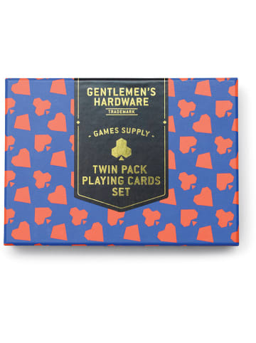 Gentlemen's Hardware Karten in Blau/ Rot