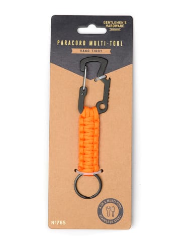 Gentlemen's Hardware Narzędzie wielofunkcyjne 4w1 w kolorze czarno-pomarańczowym - dł. 15,7 cm