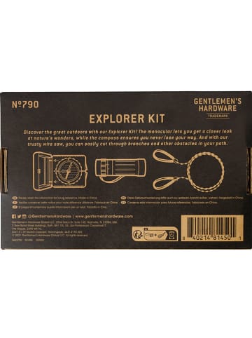 Gentlemen's Hardware 3-delige survivalset zwart