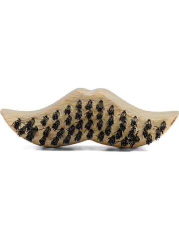 Gentlemen's Hardware Mini-Bartbürste in Hellbraun/ Schwarz - (L)36 cm