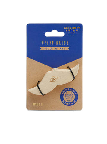 Gentlemen's Hardware Minibaardborstel lichtbruin/zwart - (L)36 cm