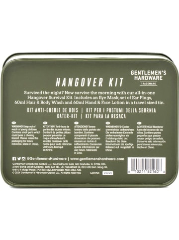 Gentlemen's Hardware 6tlg. Kater-Set in Khaki