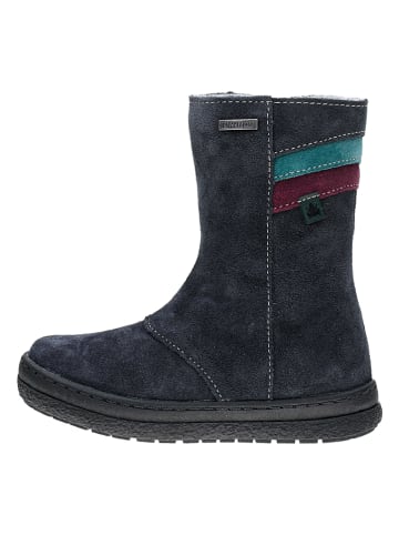 El Naturalista Leder-Winterstiefel in Dunkelblau