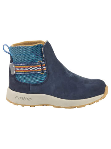 finkid Leder-Boots "Puoli" in Dunkelblau