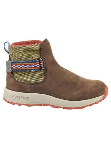 finkid Leder-Boots "Puoli" in Hellbraun