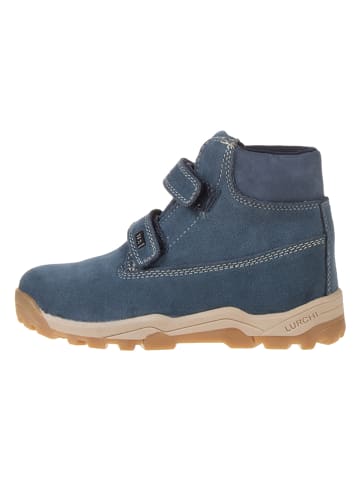 Lurchi Leder-Boots "Torge Tex" in Blau