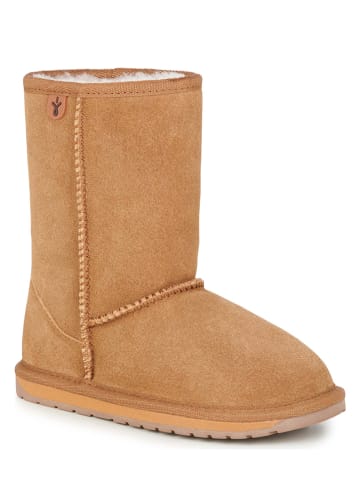 EMU Leder-Winterboots "Wallaby Lo" in Hellbraun