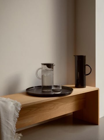 Stelton Serveerdienblad "EM" zwart - Ø 40 cm