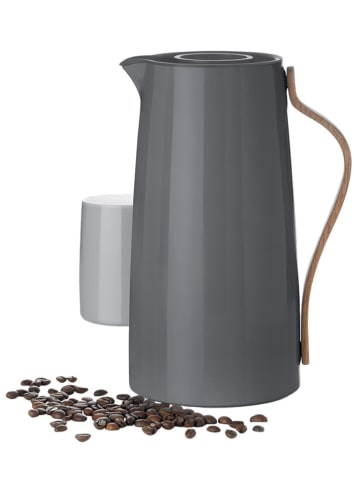 Stelton Isolierkanne "Emma" in Grau/ Anthrazit - 1,2 l