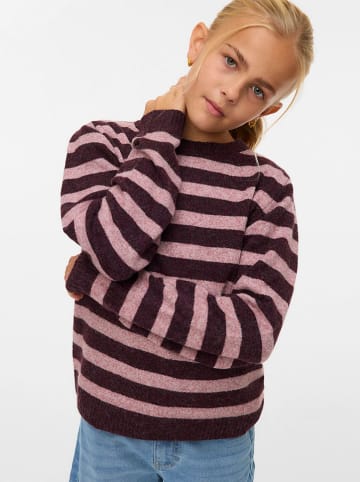 Vero Moda Girl Pullover "Doffy" in Rosa/ Braun