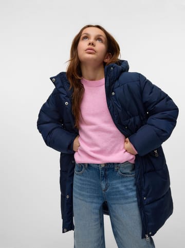 Vero Moda Girl Kurtka zimowa "Nova" w kolorze granatowym