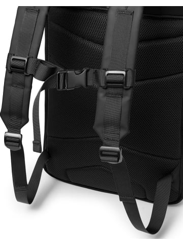 Puccini Rucksack "City" in Schwarz - (B)32 x (H)49 x (T)10 cm