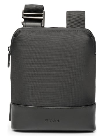 Puccini Torebka "Casual" w kolorze czarnym - 21 x 18 x 3 cm